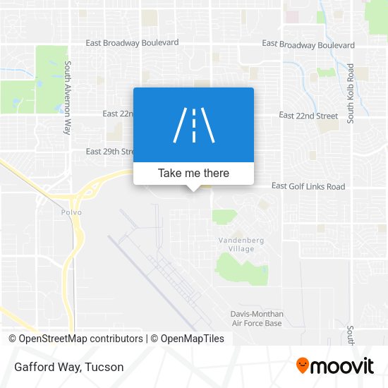 Gafford Way map