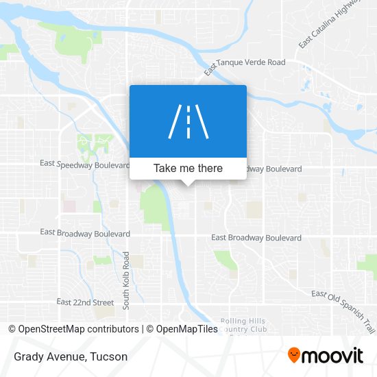 Mapa de Grady Avenue