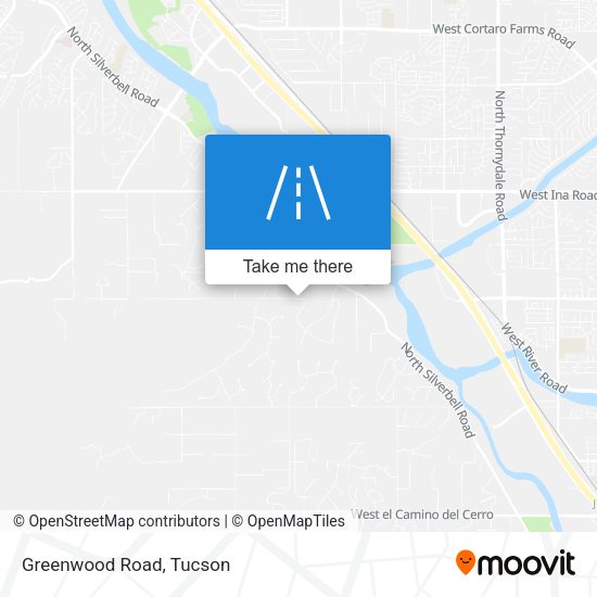 Mapa de Greenwood Road
