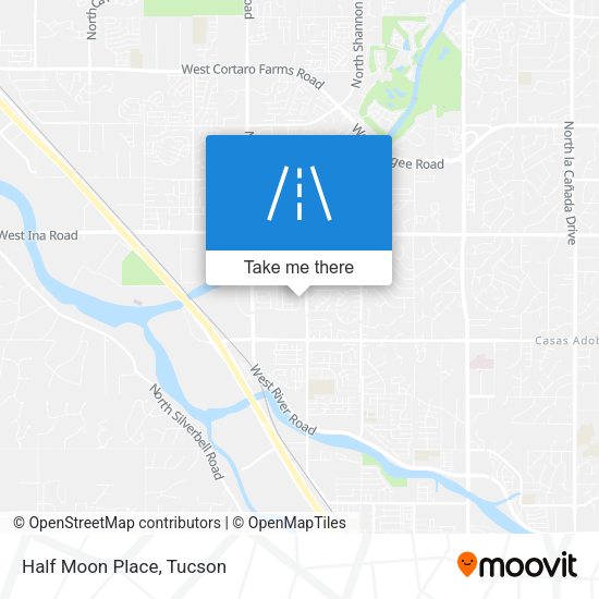 Mapa de Half Moon Place