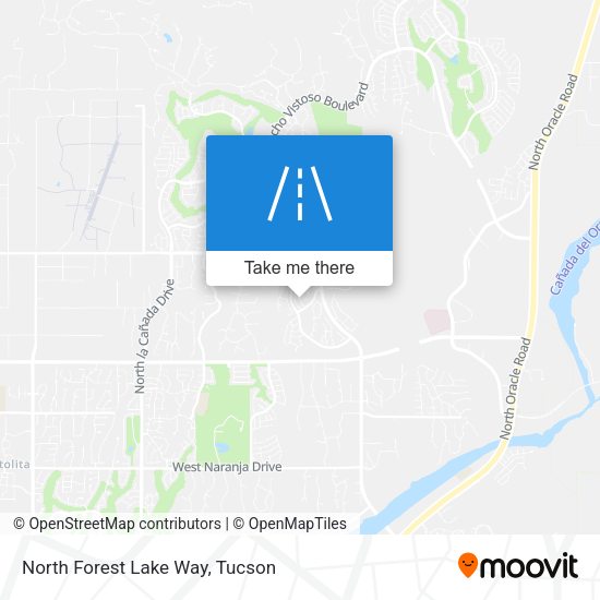Mapa de North Forest Lake Way
