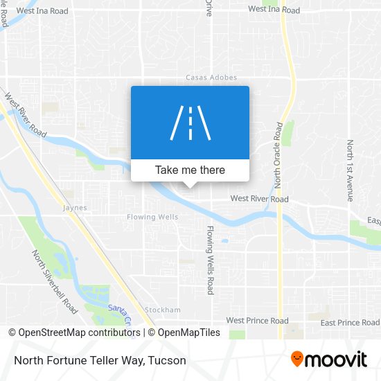North Fortune Teller Way map
