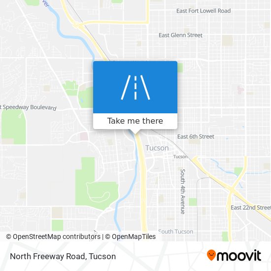 North Freeway Road map