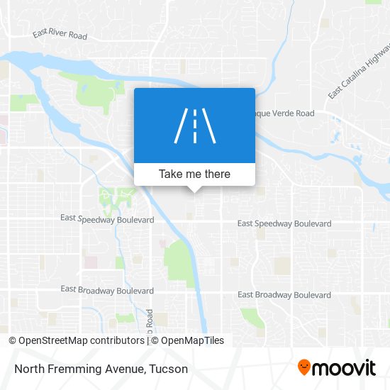 Mapa de North Fremming Avenue