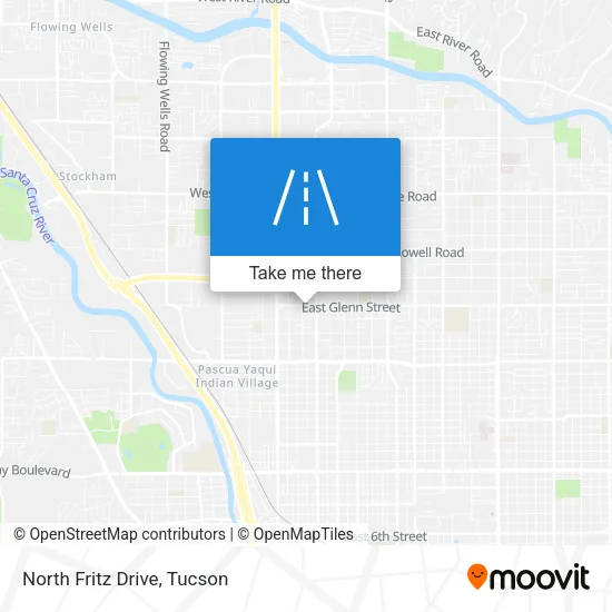 North Fritz Drive map