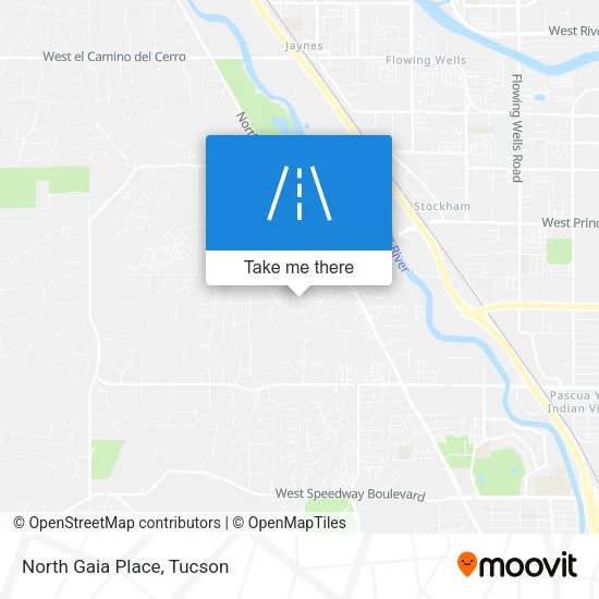 North Gaia Place map