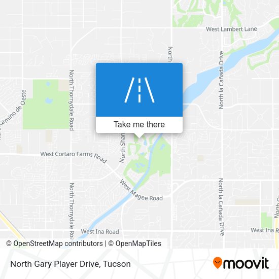 North Gary Player Drive map
