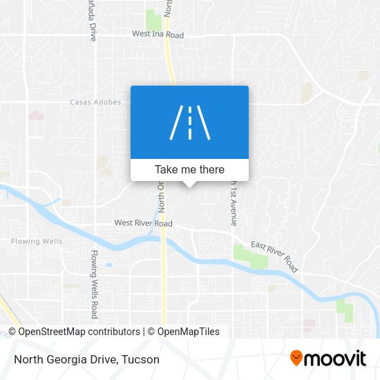 North Georgia Drive map
