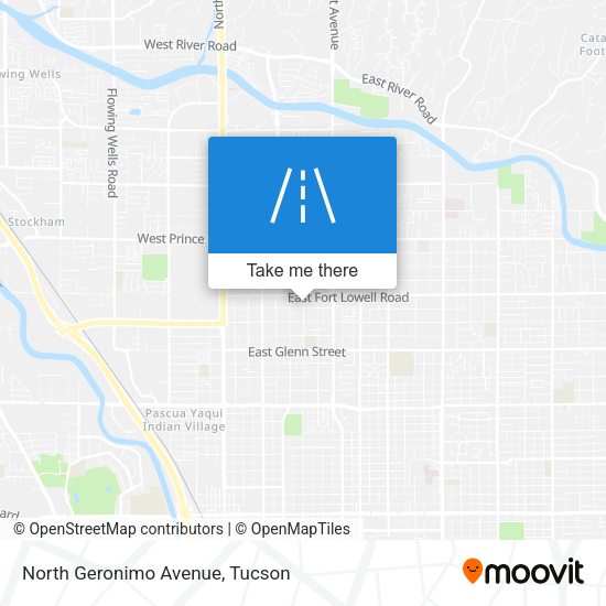 Mapa de North Geronimo Avenue