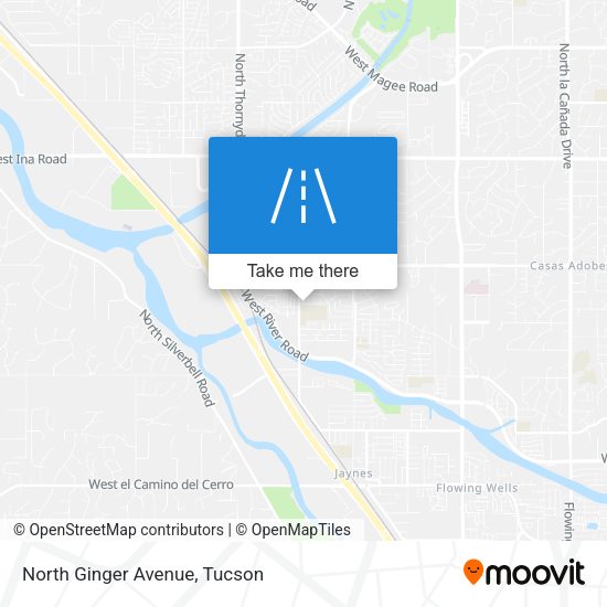 Mapa de North Ginger Avenue