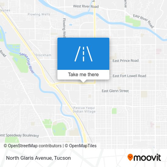North Glaris Avenue map