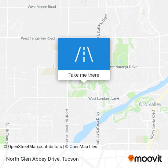North Glen Abbey Drive map