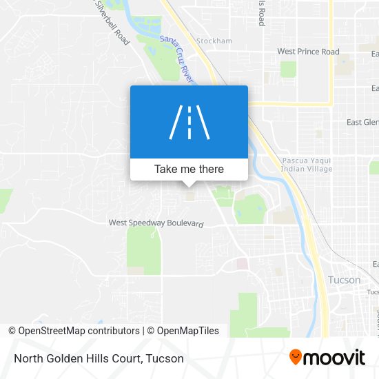 Mapa de North Golden Hills Court