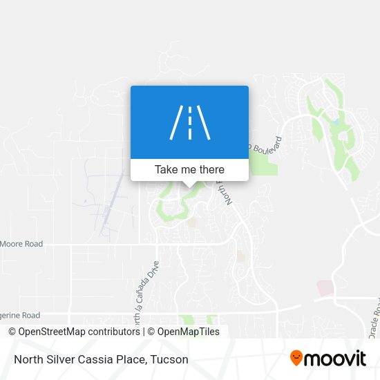 North Silver Cassia Place map