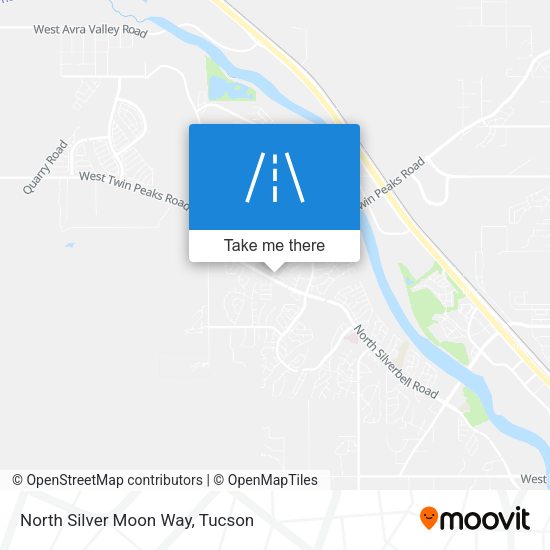 North Silver Moon Way map