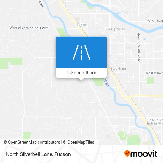 North Silverbell Lane map
