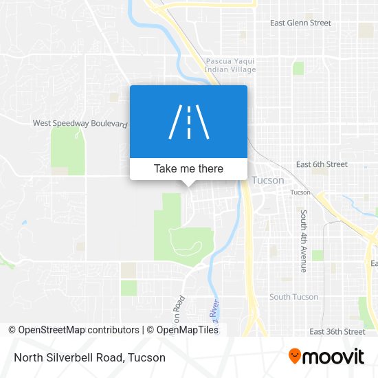 North Silverbell Road map