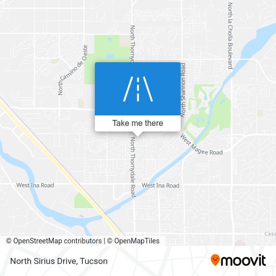 Mapa de North Sirius Drive