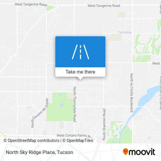 North Sky Ridge Place map