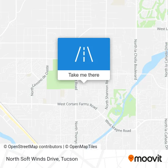 North Soft Winds Drive map