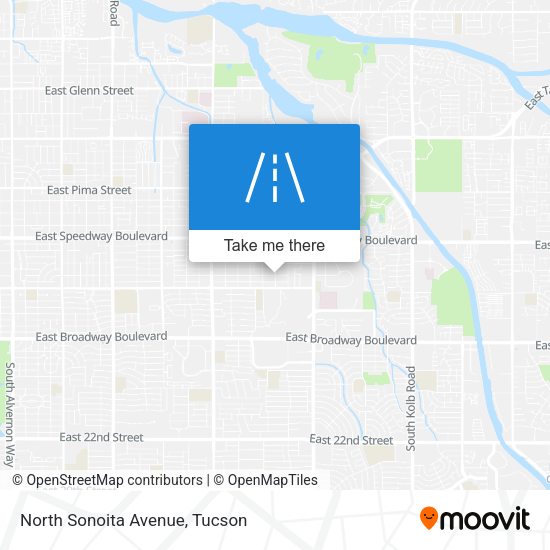 Mapa de North Sonoita Avenue