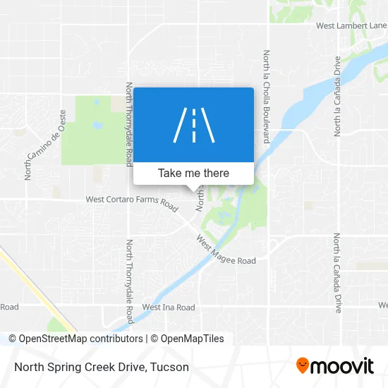 North Spring Creek Drive map