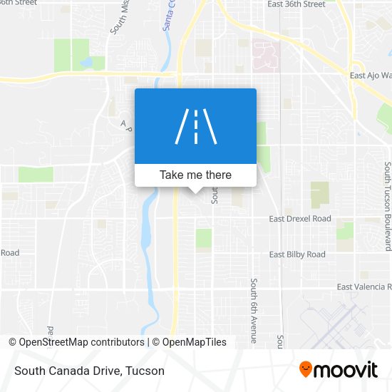 Mapa de South Canada Drive