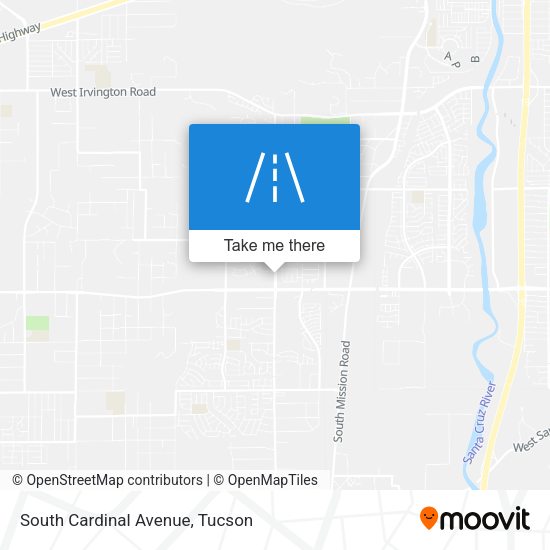 South Cardinal Avenue map