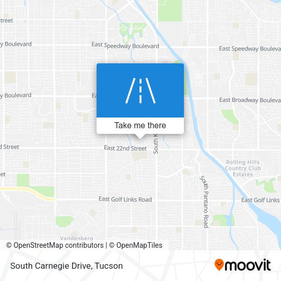South Carnegie Drive map