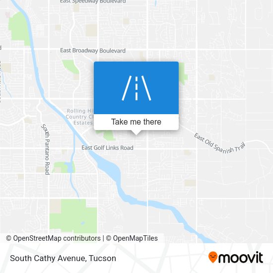 South Cathy Avenue map