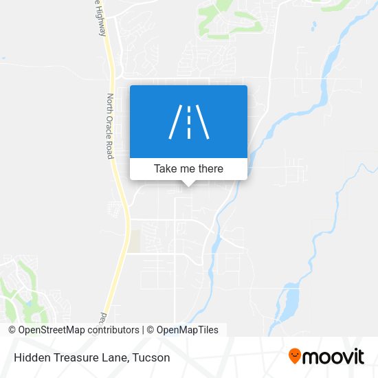 Hidden Treasure Lane map