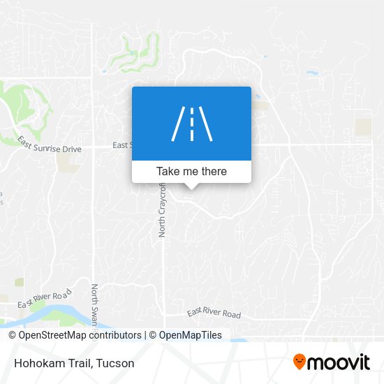 Hohokam Trail map