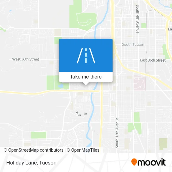 Holiday Lane map