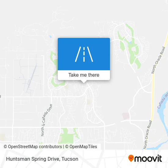 Huntsman Spring Drive map