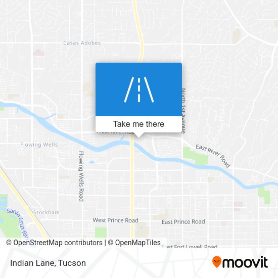 Mapa de Indian Lane