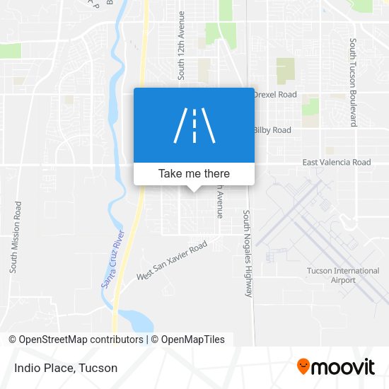 Indio Place map