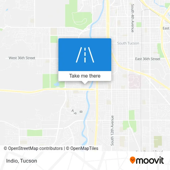 Indio map