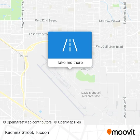 Kachina Street map