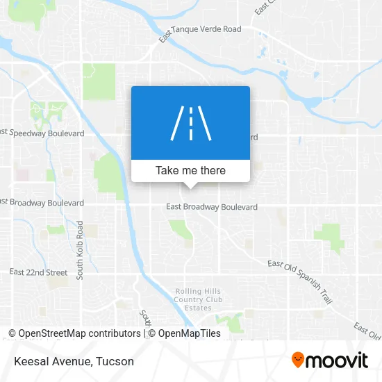 Mapa de Keesal Avenue