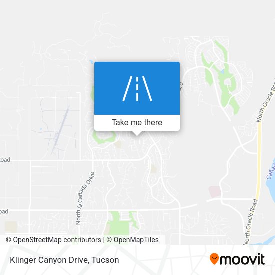 Mapa de Klinger Canyon Drive