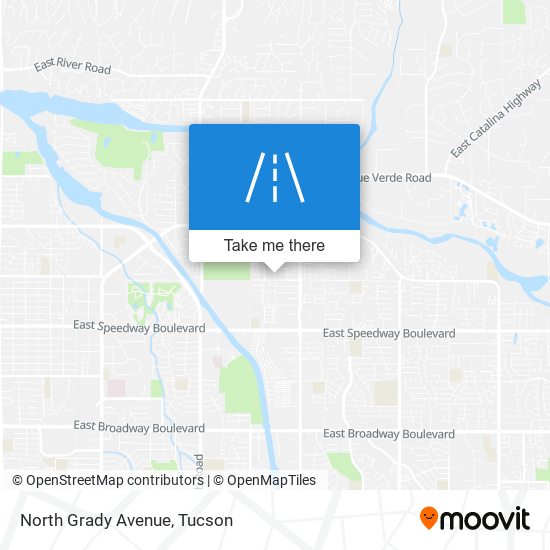 Mapa de North Grady Avenue