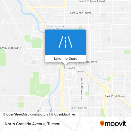 North Granada Avenue map