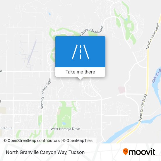 Mapa de North Granville Canyon Way