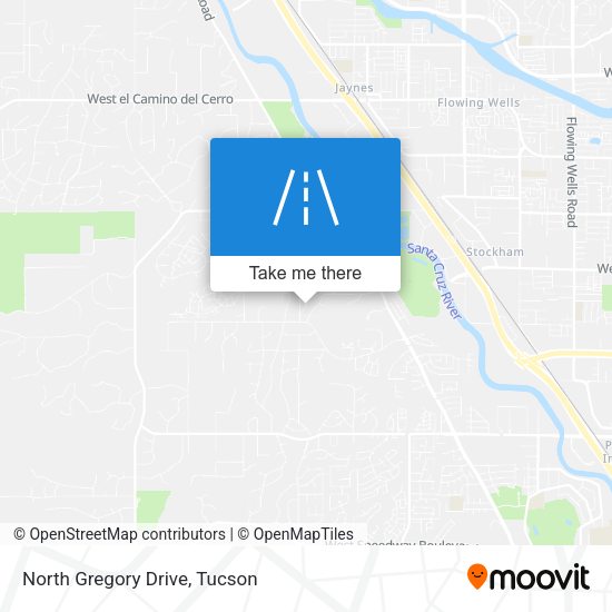 North Gregory Drive map