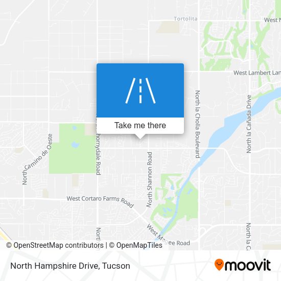 North Hampshire Drive map
