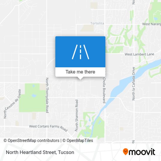 Mapa de North Heartland Street