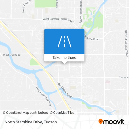 North Starshine Drive map