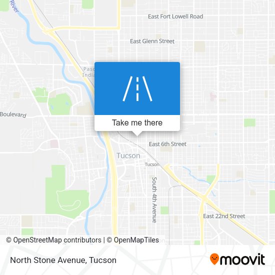 Mapa de North Stone Avenue