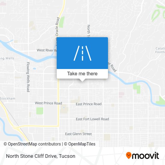 North Stone Cliff Drive map