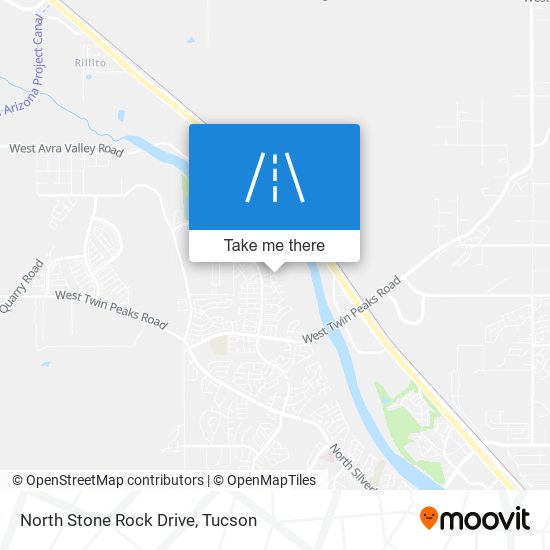 North Stone Rock Drive map